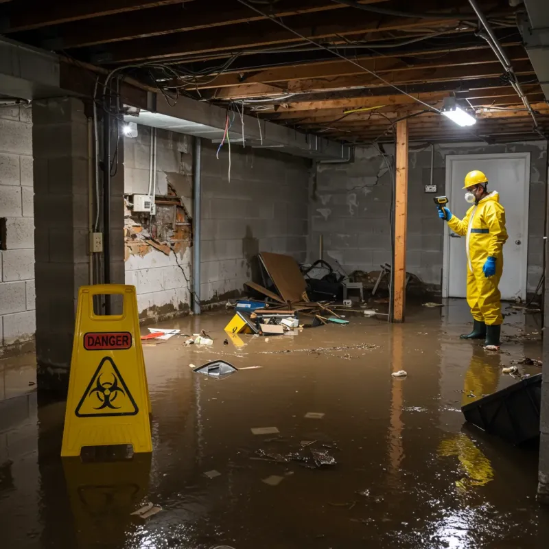 Flooded Basement Electrical Hazard in Currituck, NC Property